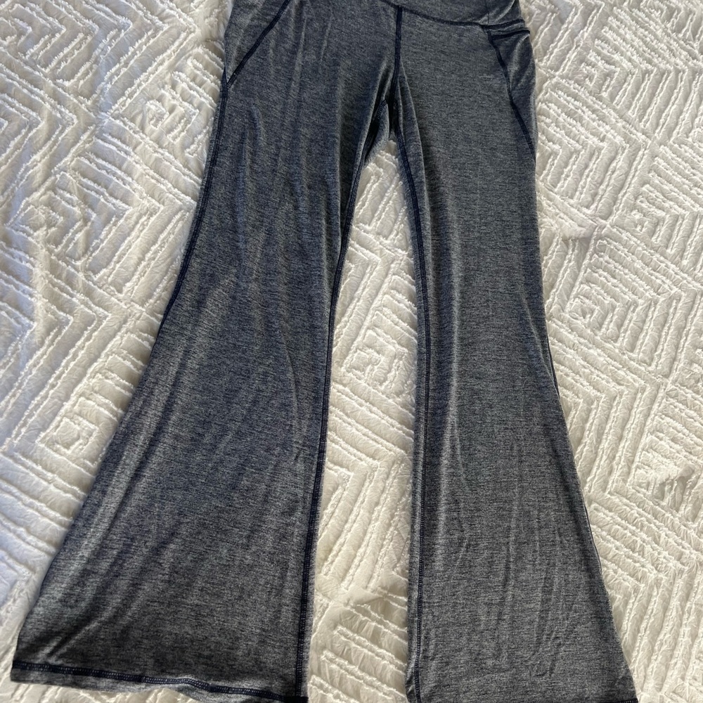 Livi Active Blue knit Flare Pants